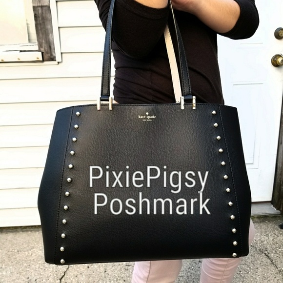 LAST 1 Kate Spade Large Romily Stud Tote Purse Bag - Picture 7 of 7
